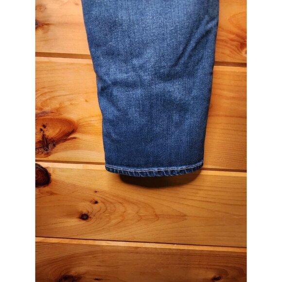 CATO Premium Jeans Women Classic Size 16 Mid Rise Denim Embroidered Pockets - Picture 7 of 16